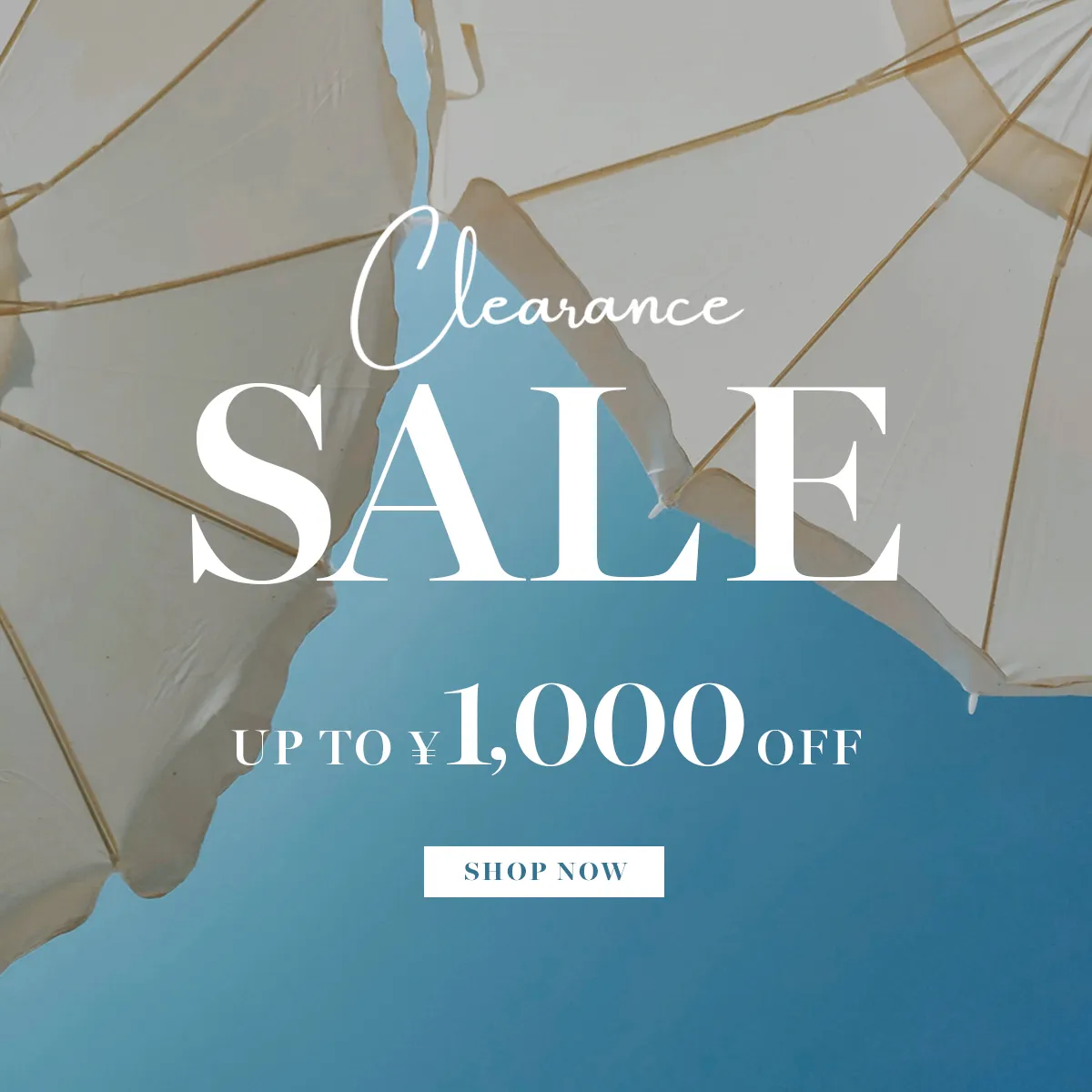 クリアランスSALE