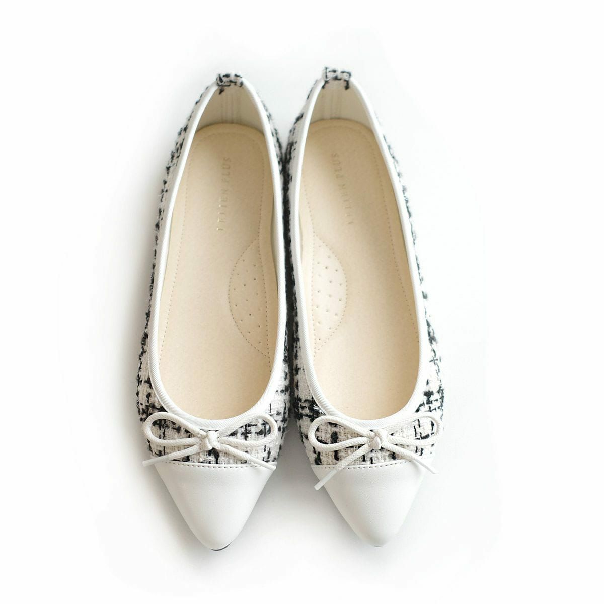 ホワイト(ツイード)×ホワイト(PU)