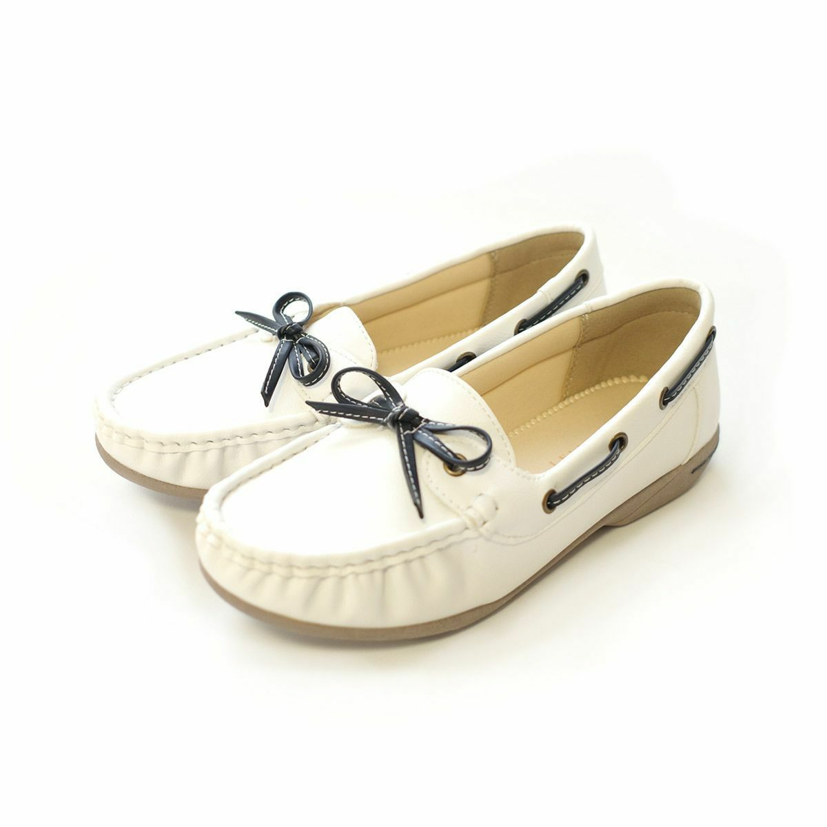 ホワイト/ネイビー