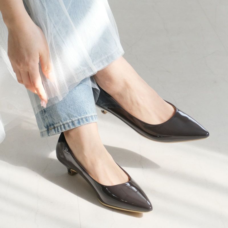 Dior ♡美品♡ポインテッドトゥ ハイヒール AmiAmi（アミアミ） パンプス 走れる 異素材コンビ美脚ポインテッド