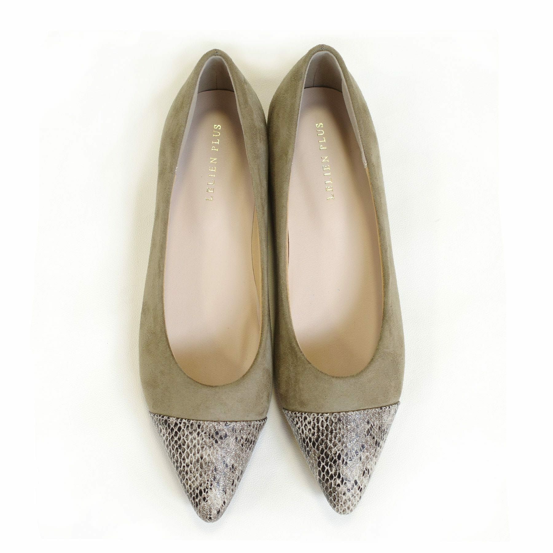 パイソン/オリーブベージュ(S)