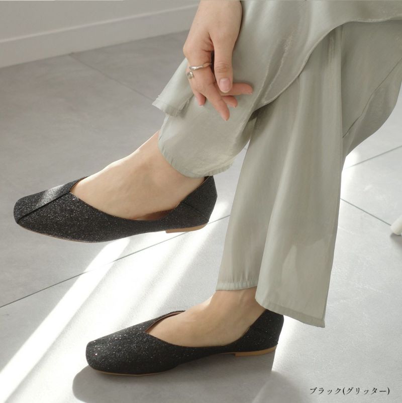 Vカットスクエアトゥパンプス レディース | 《公式》レディース