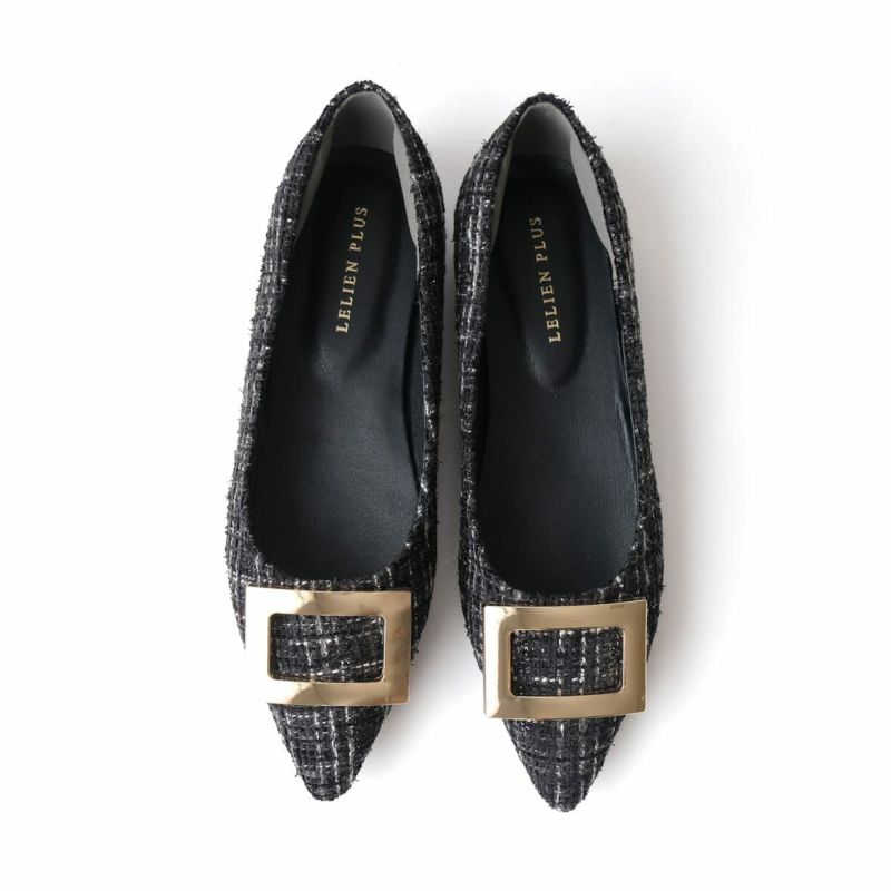 ブラック(ツイード)×バックル