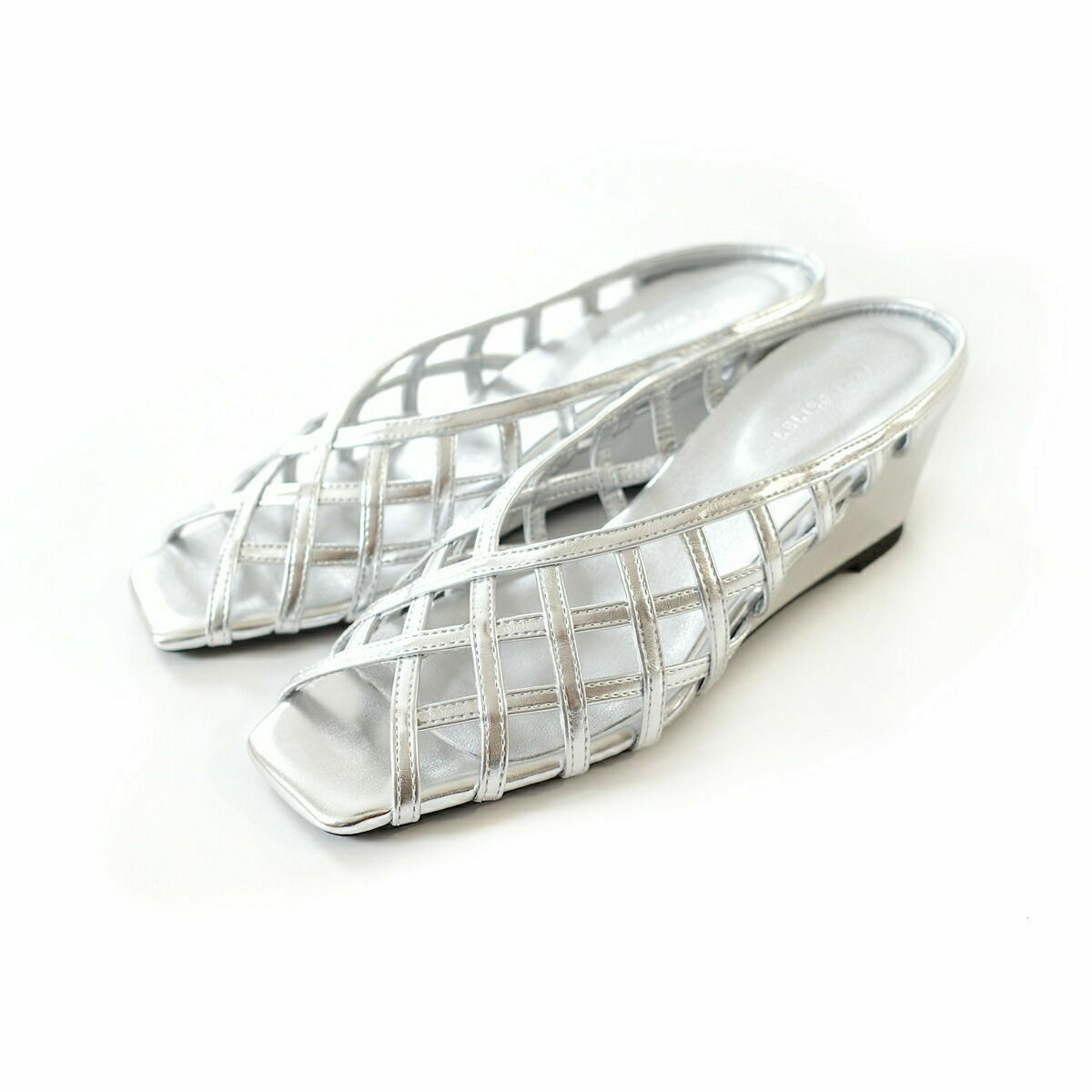 Jimmy choo サンダル ミュール シルバー×ゴールド Sara ミュール 