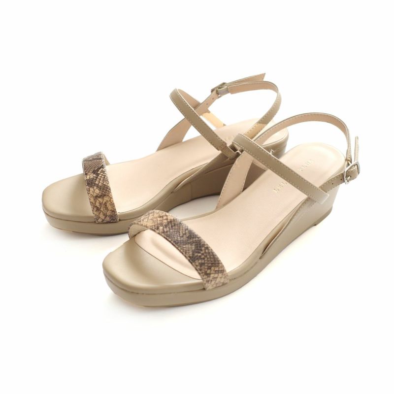 パイソン×ベージュ