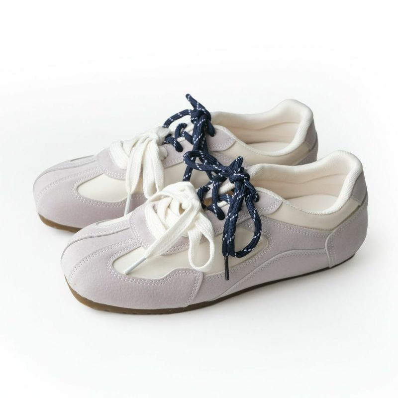 アイボリー×グレー