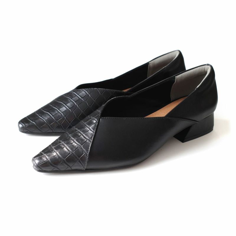 ブラック(クロコ)×ブラック(PU)