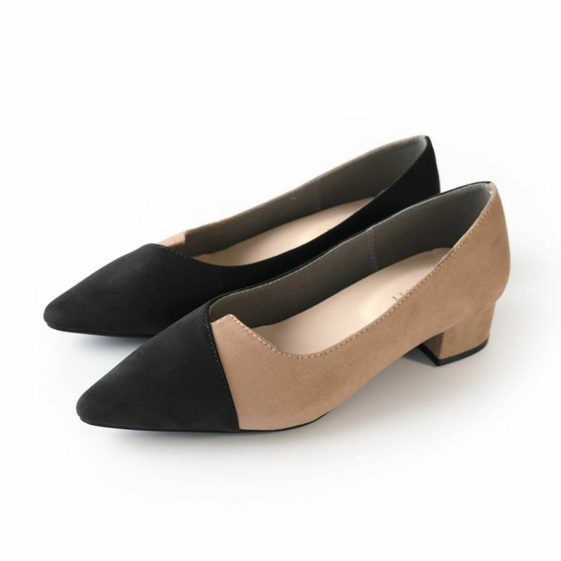 ブラック(S)×ベージュ(S)