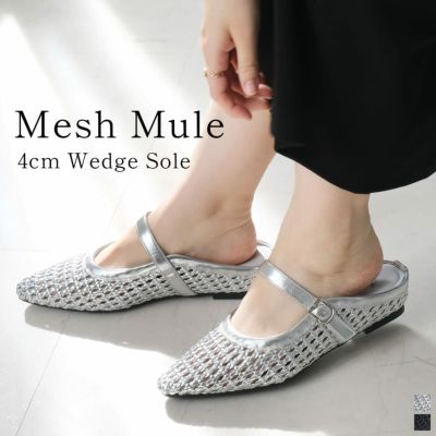 バックルベルトパンプスバックストラップミュール レディース | 《公式